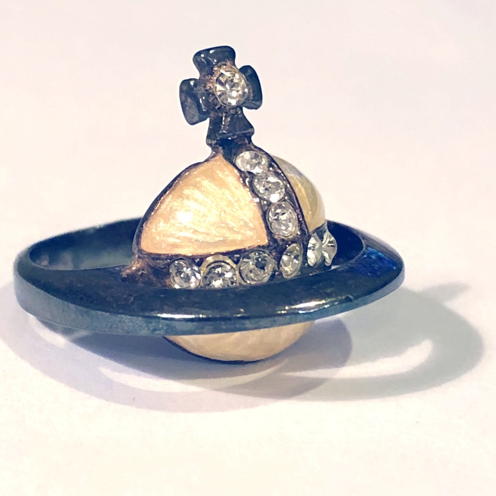 VIVIENNE WESTWOOD Solid Orb Ring-Silver